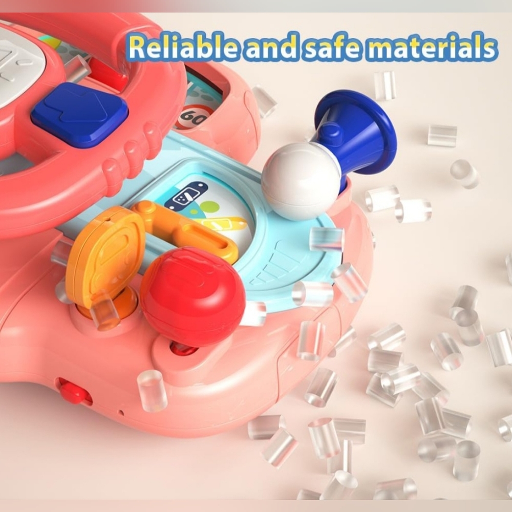 Baby Car Seat Toys for Car Seat Play Center Toy, Carseat Toys Steering Wheel